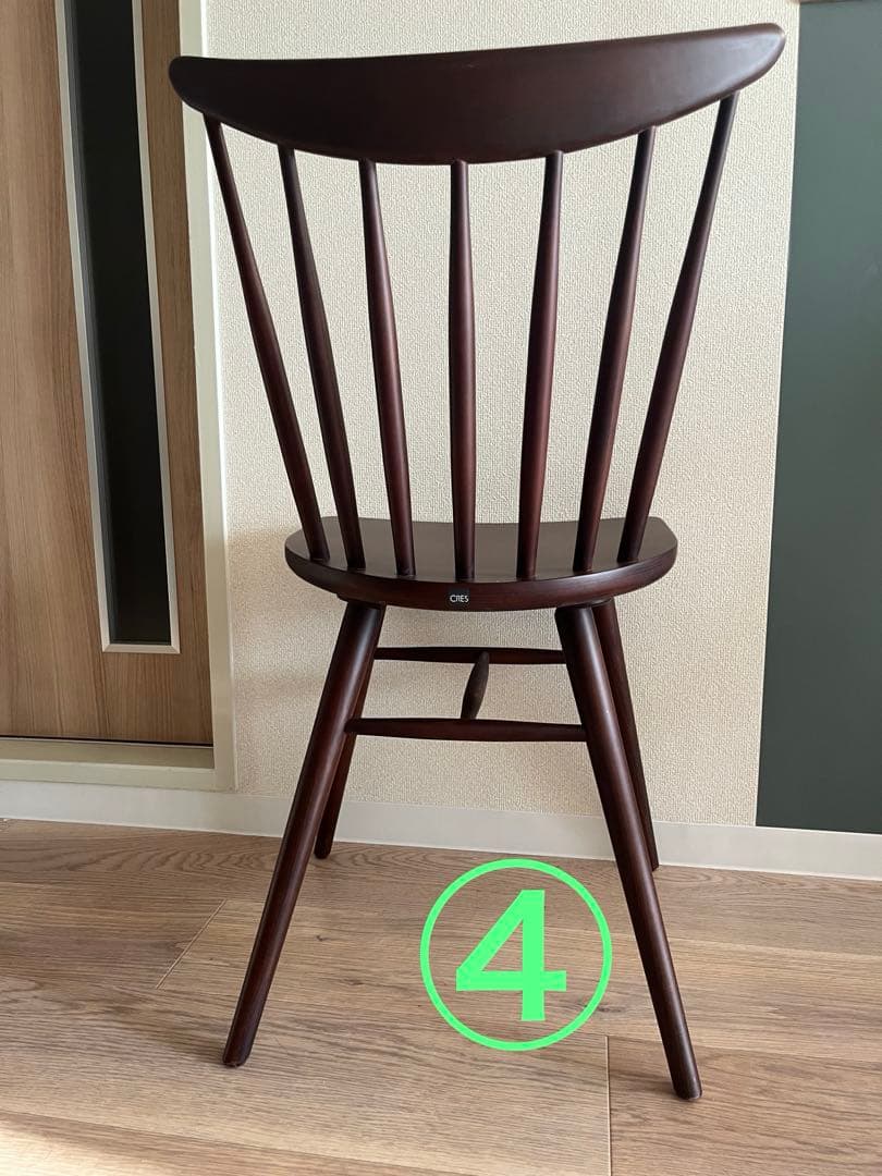 CRES ダイニングチェア　2脚セット　直接取引可