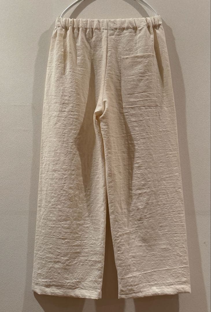 hana 様 コージーパンツL ポケット１ リンレイヌ　ヴァニラ