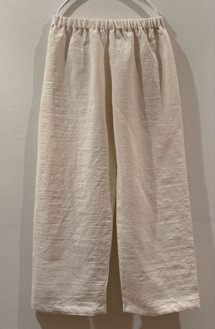 hana 様 コージーパンツL ポケット１ リンレイヌ　ヴァニラ