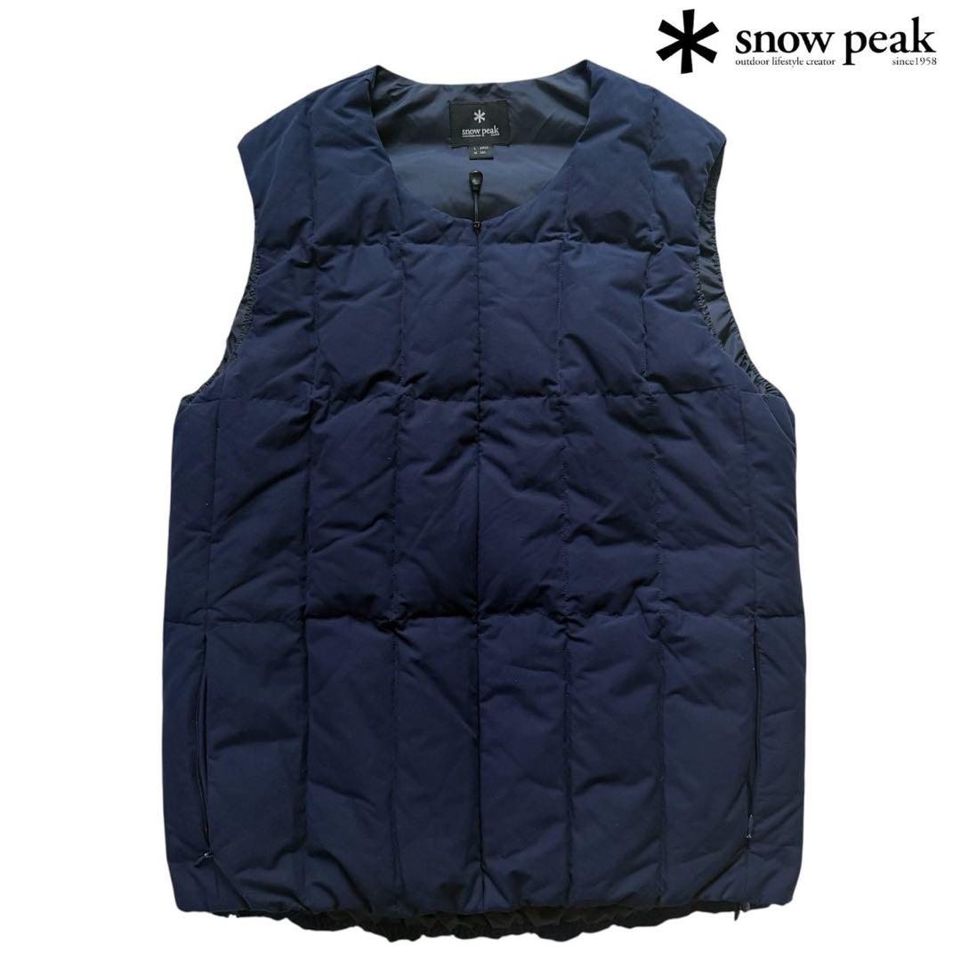 美品【スノーピーク】ミドルダウンベスト