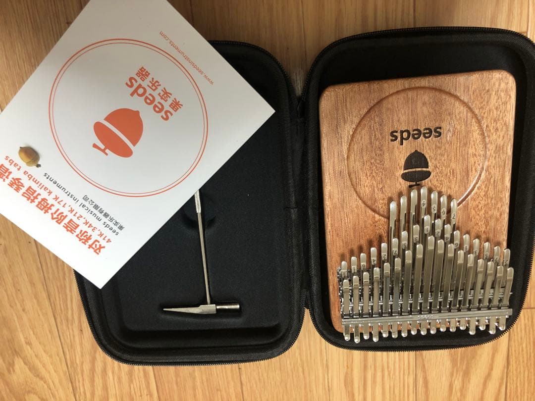 seeds 41キークロマティックカリンバ　ケース付新品