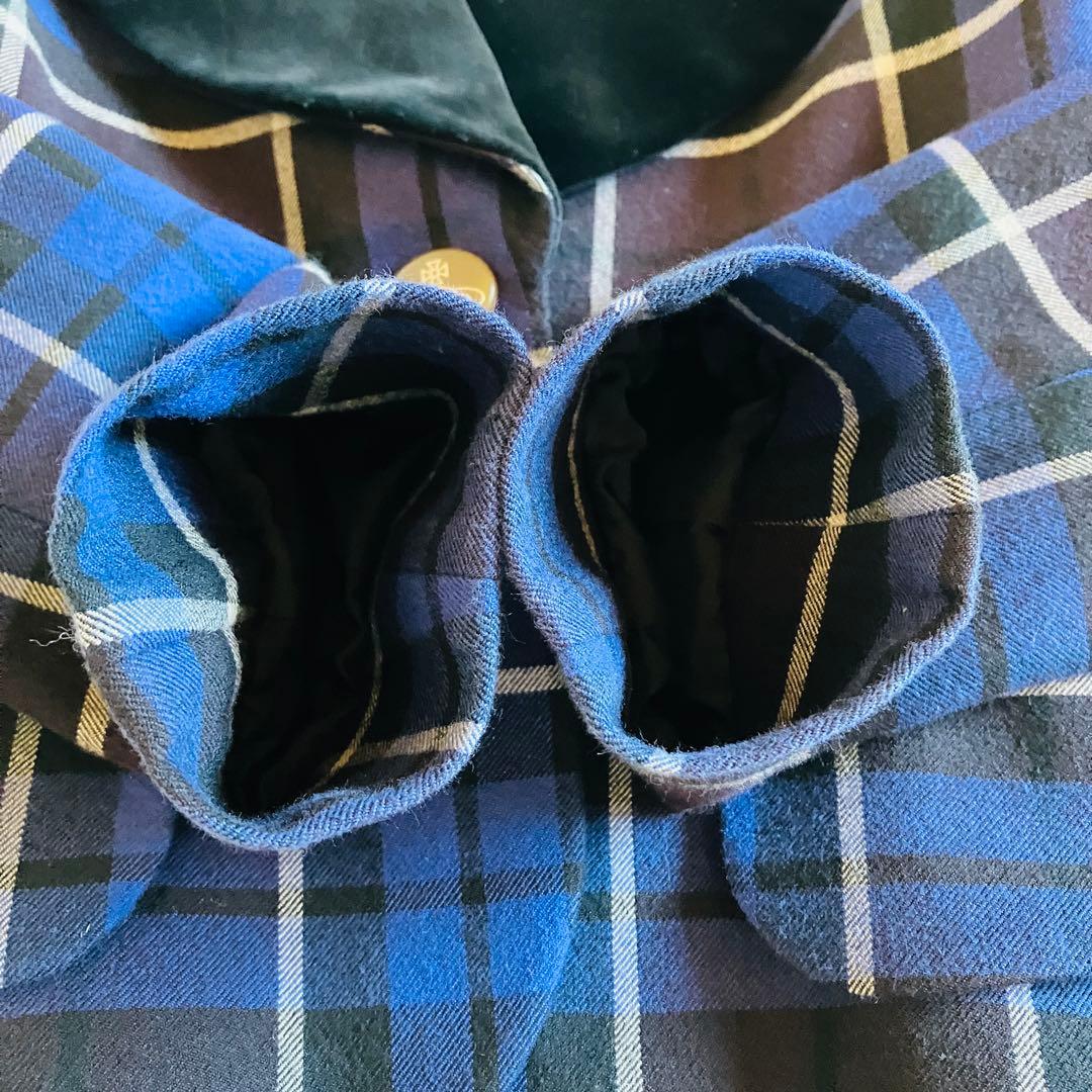 美品　ヴィヴィアンウエストウッド　ラブジャケット　チェック　ベロア　01