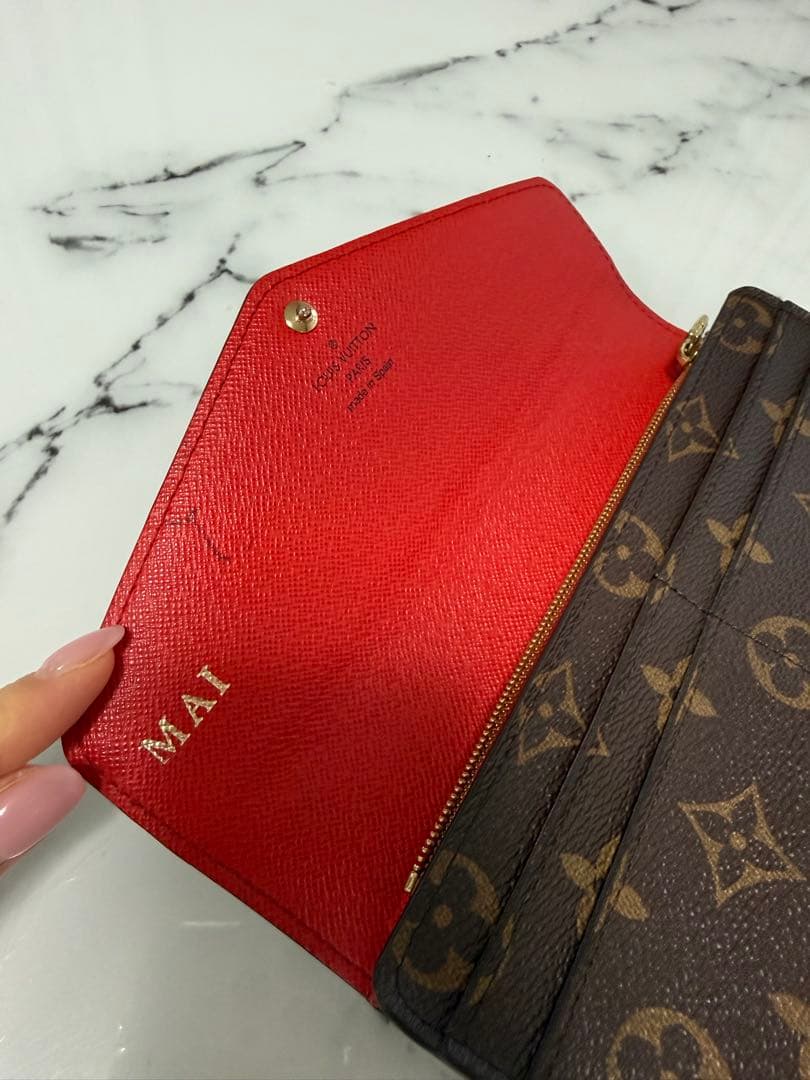 【値下げ】Louis Vuitton ルイヴィトン　長財布　※中に名前入り