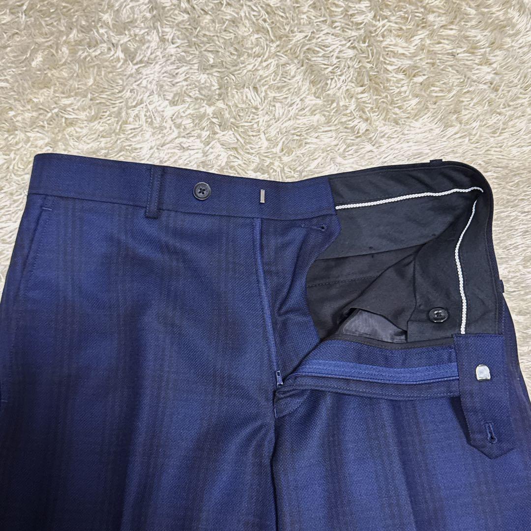 極美品・最高級✨ガルニエ　スリーピース チェック　ダブルジャケット×ダブルベスト