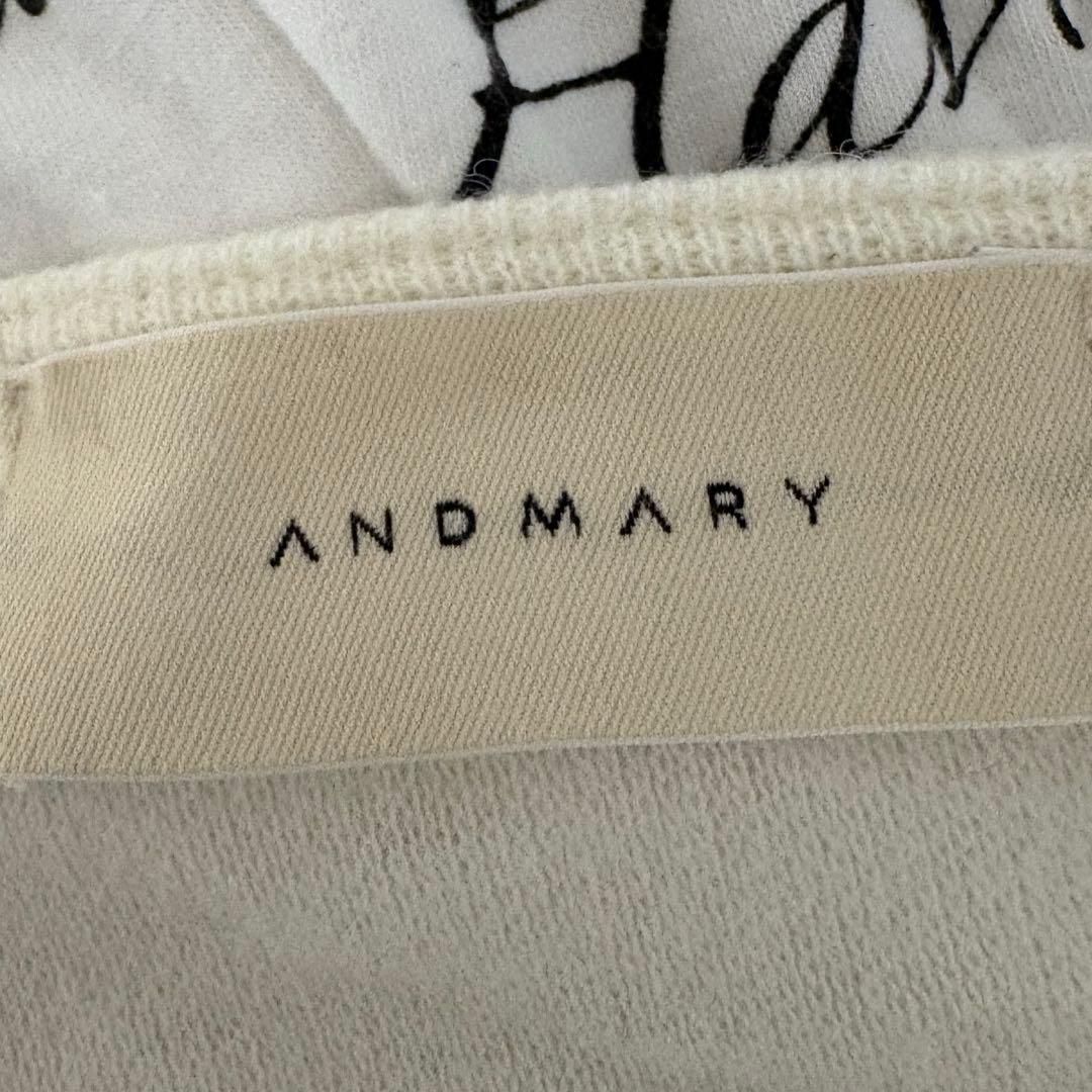 andmary トップス　ribbon oneshoulder tops