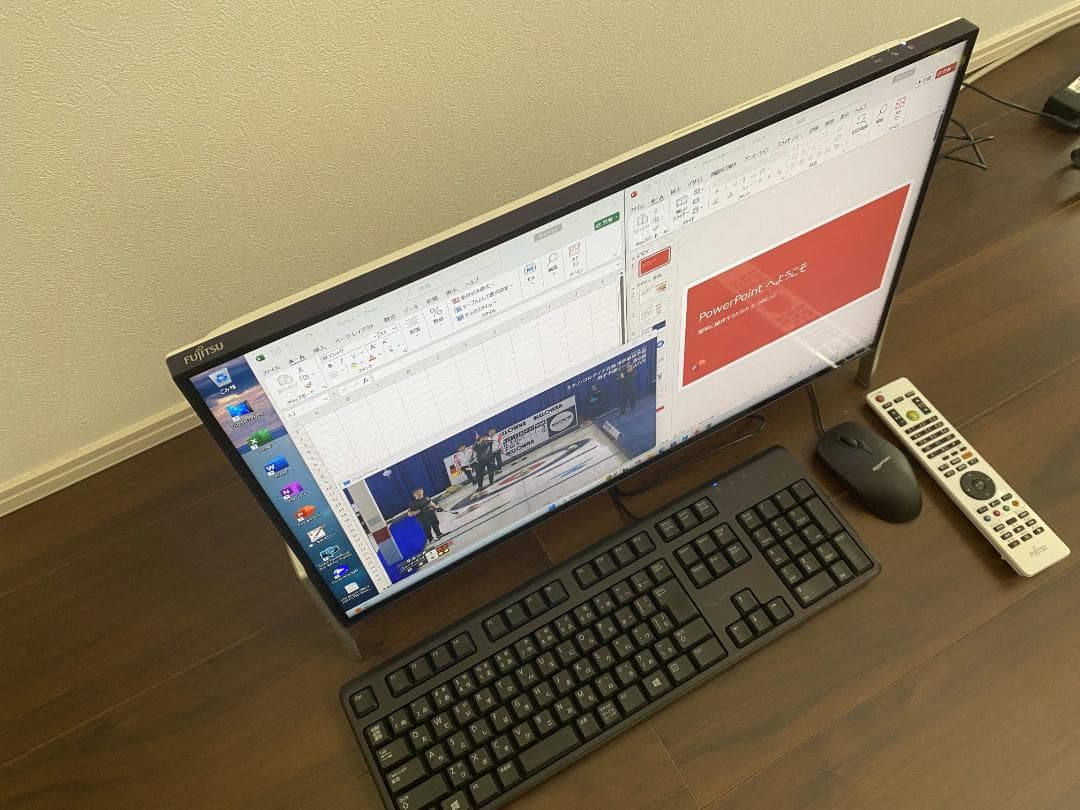 FH56/B1★Core i3-7100★23.8型★W録画★SSD+HDD