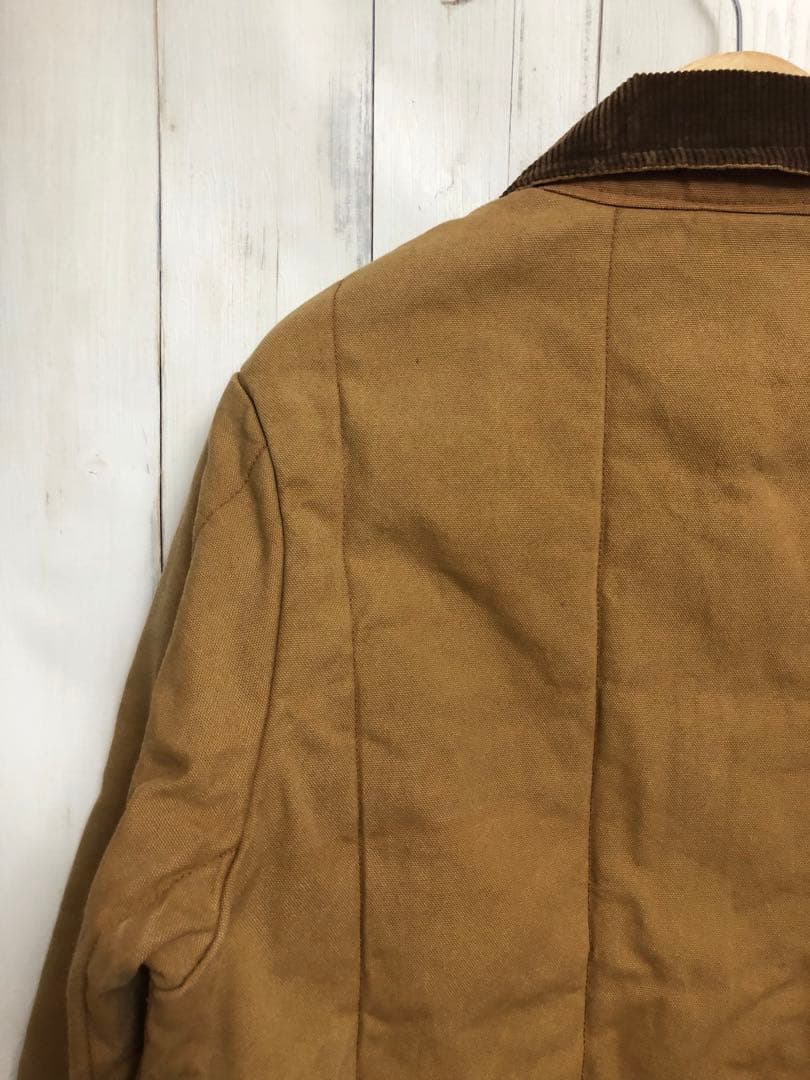 90s USA製 Walls 襟コーデュロイ ダック生地 ジャケット M w05