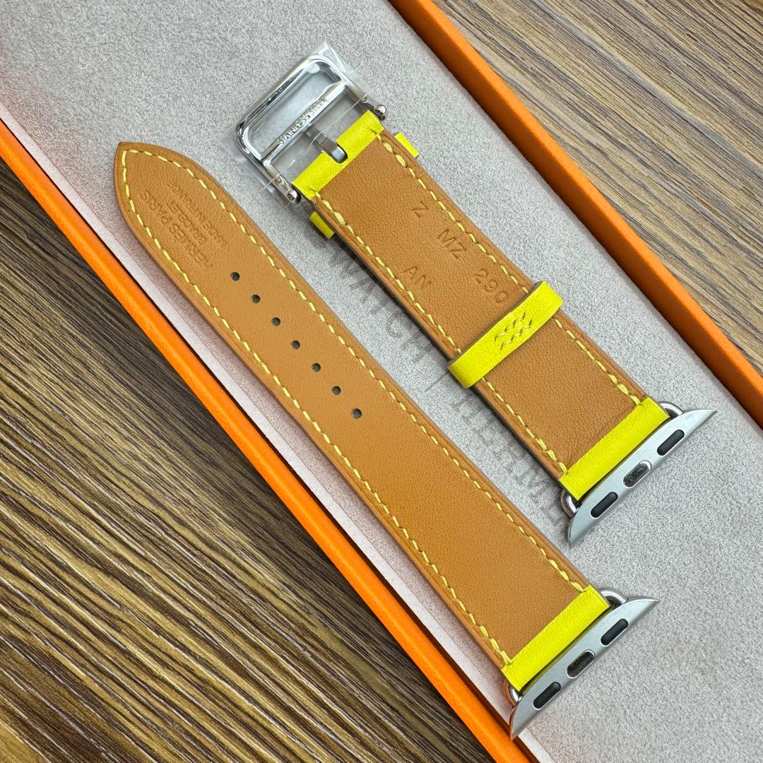 2109 Apple Watch エルメス　イエロー　ライム　HERMES