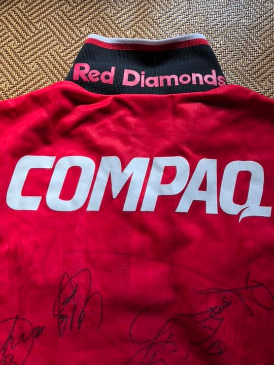 浦和レッズ当時の全選手サイン入り