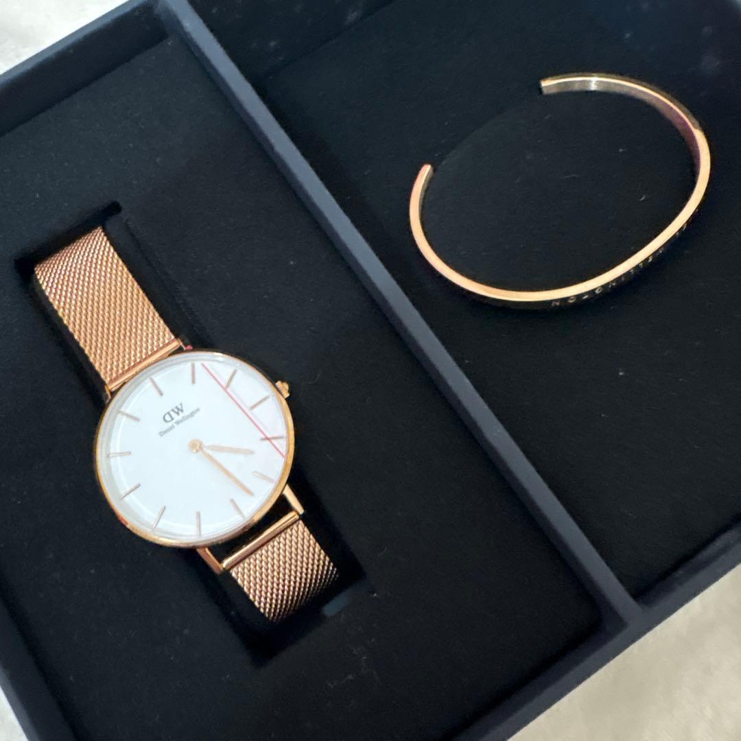 Daniel Wellington 新品 時計 バングル 箱付
