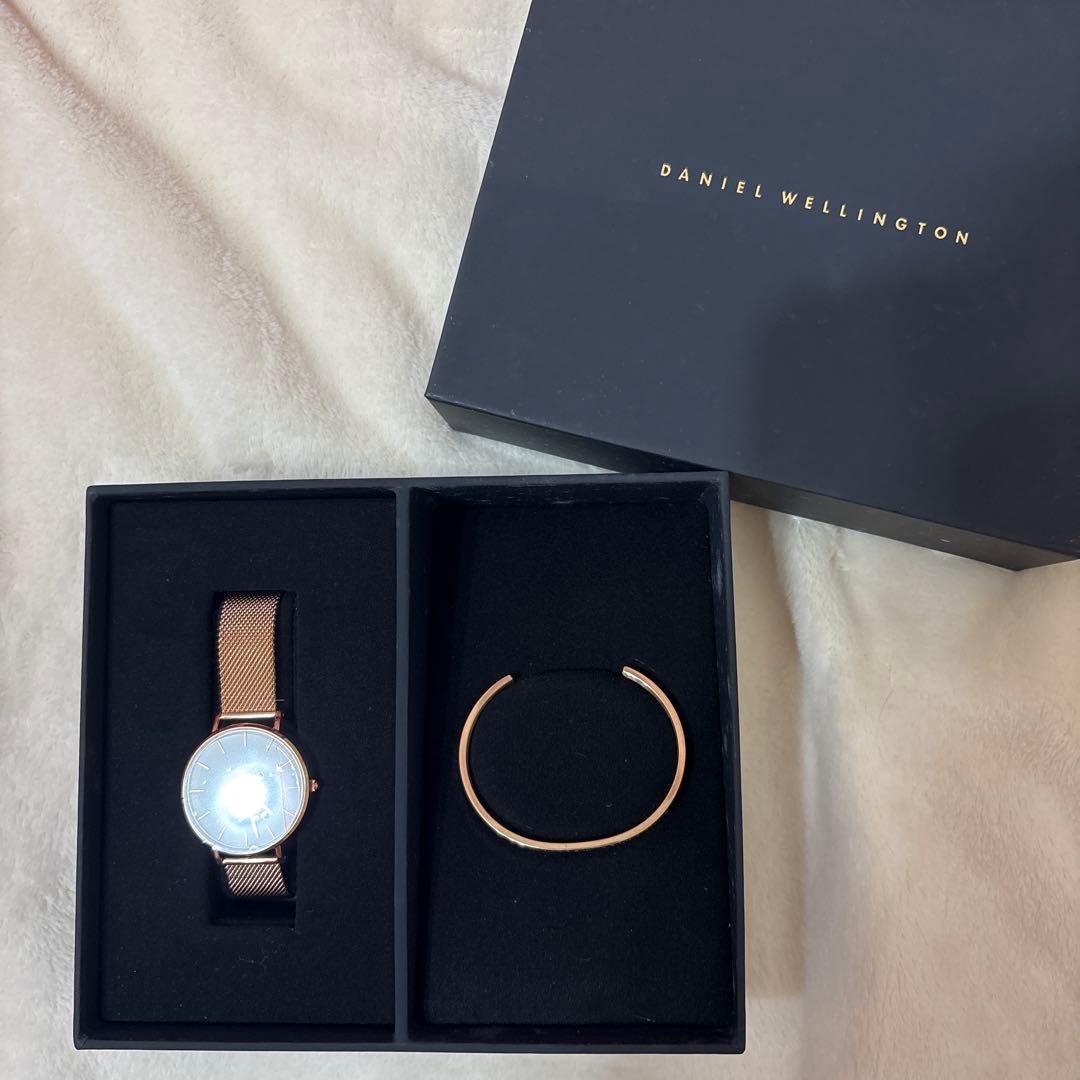 Daniel Wellington 新品 時計 バングル 箱付