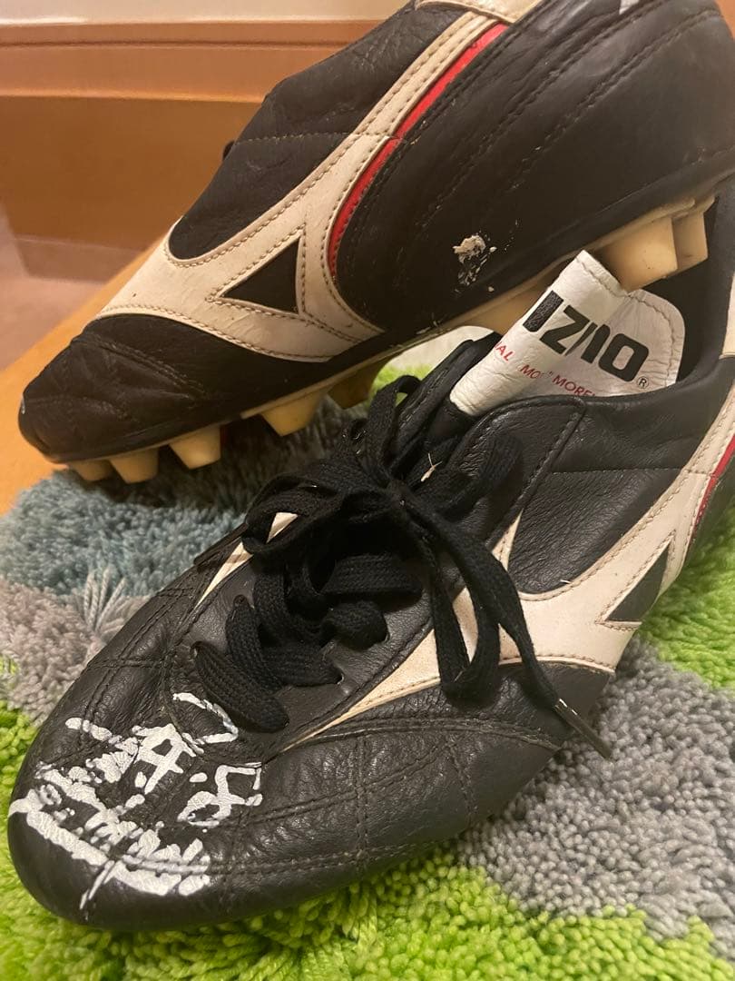 フランスワールドカップ時森島寛晃サイン入りスパイク(本人使用)