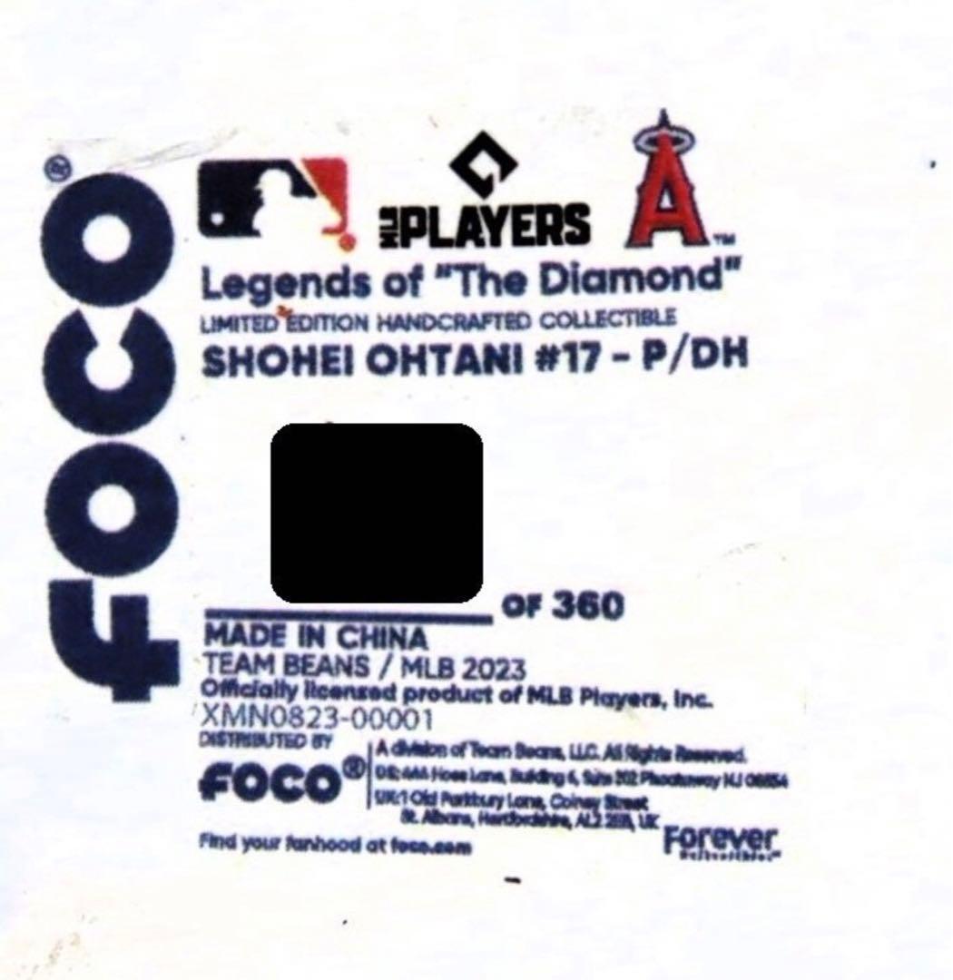 【大谷翔平】 2023年本塁打王 ホームラン兜 ボブルヘッド360個限定 新品