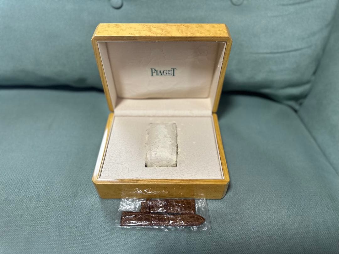 コ*ン様 Piaget タナグラYGｘ革 シャンパン文字盤　17243