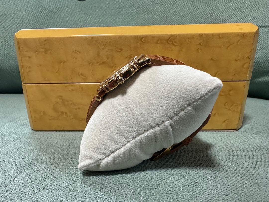 コ*ン様 Piaget タナグラYGｘ革 シャンパン文字盤　17243