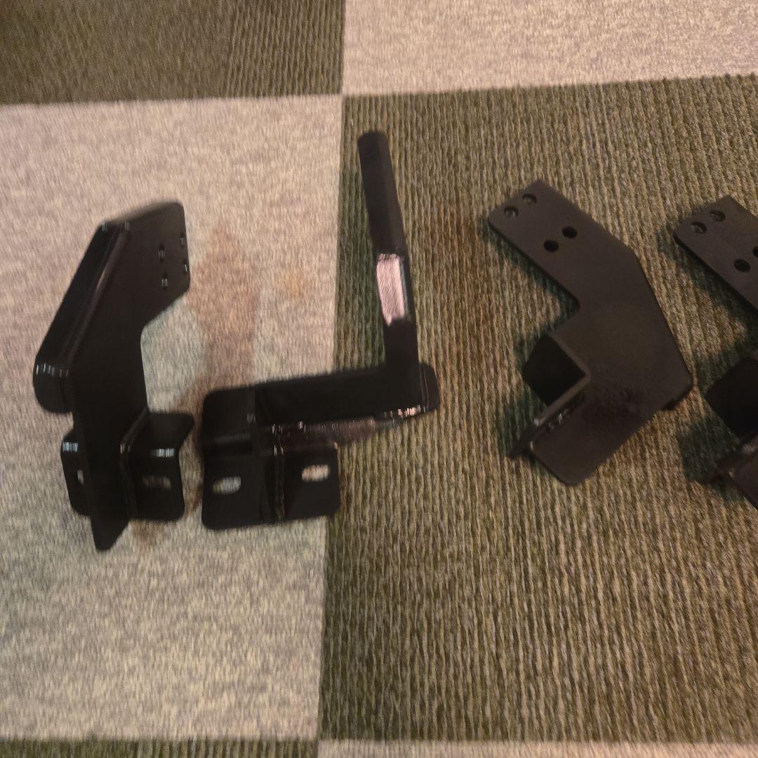 後期デリカD5MADLYS サイドステップTYPE-2 フロント、リヤセット