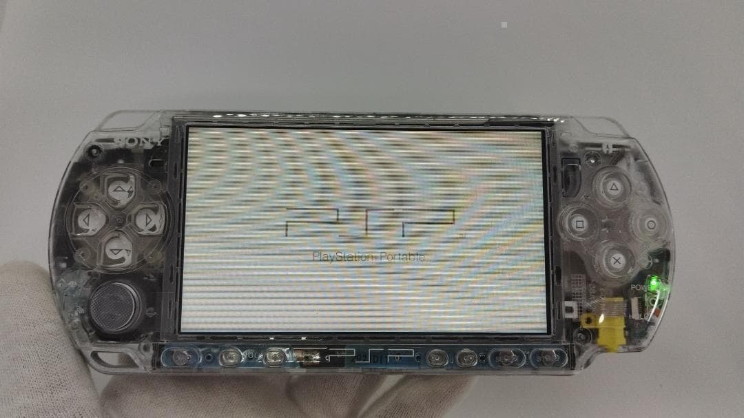 ゲルググ様　PSP 3000 すぐ遊べるセット【美品・カスタム】スケルトン