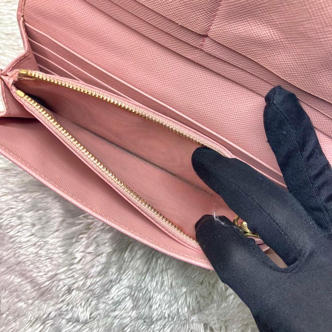 美品✨PRADA サフィアーノ　長財布　フラップ 1MH132