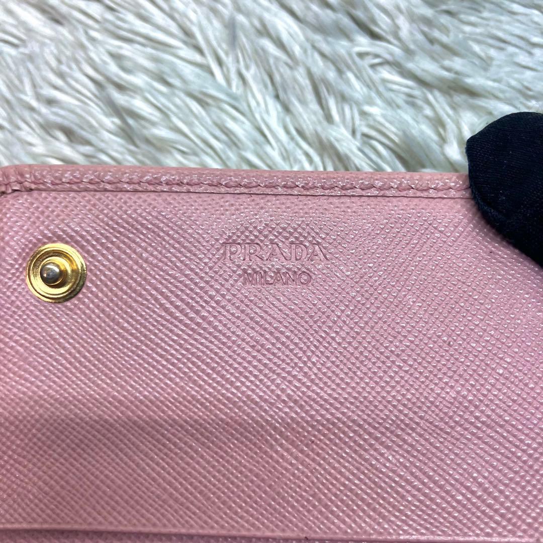 美品✨PRADA サフィアーノ　長財布　フラップ 1MH132