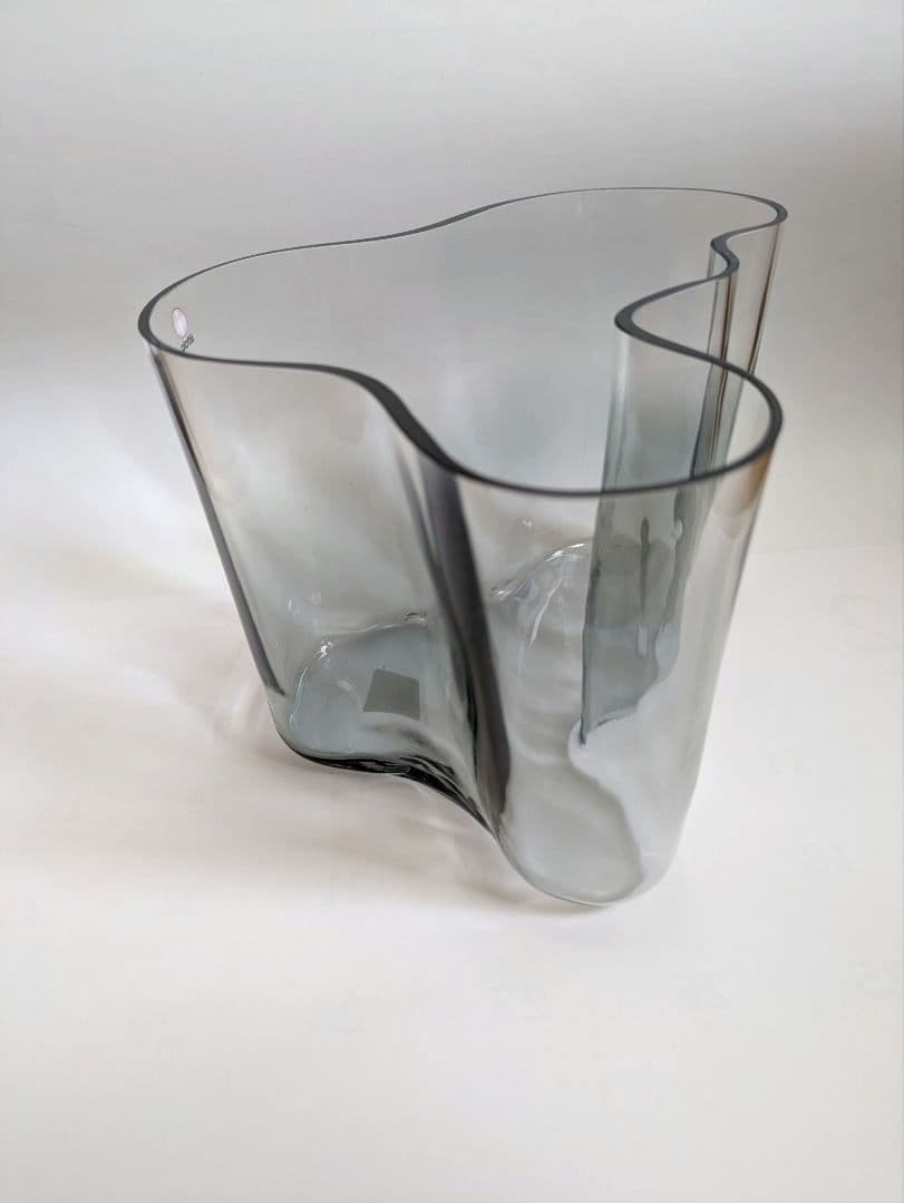 アアルトベース 140 mm、クリア - ダークグレー、1000個限定　木型　②