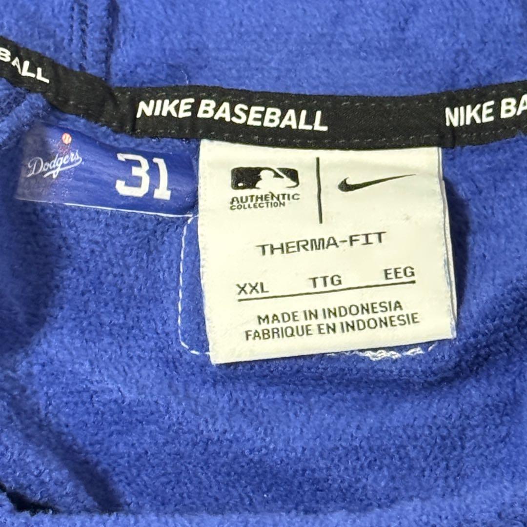 ドジャース グラスノー 支給品 オーセンティック パーカー NIKE製 大谷翔平