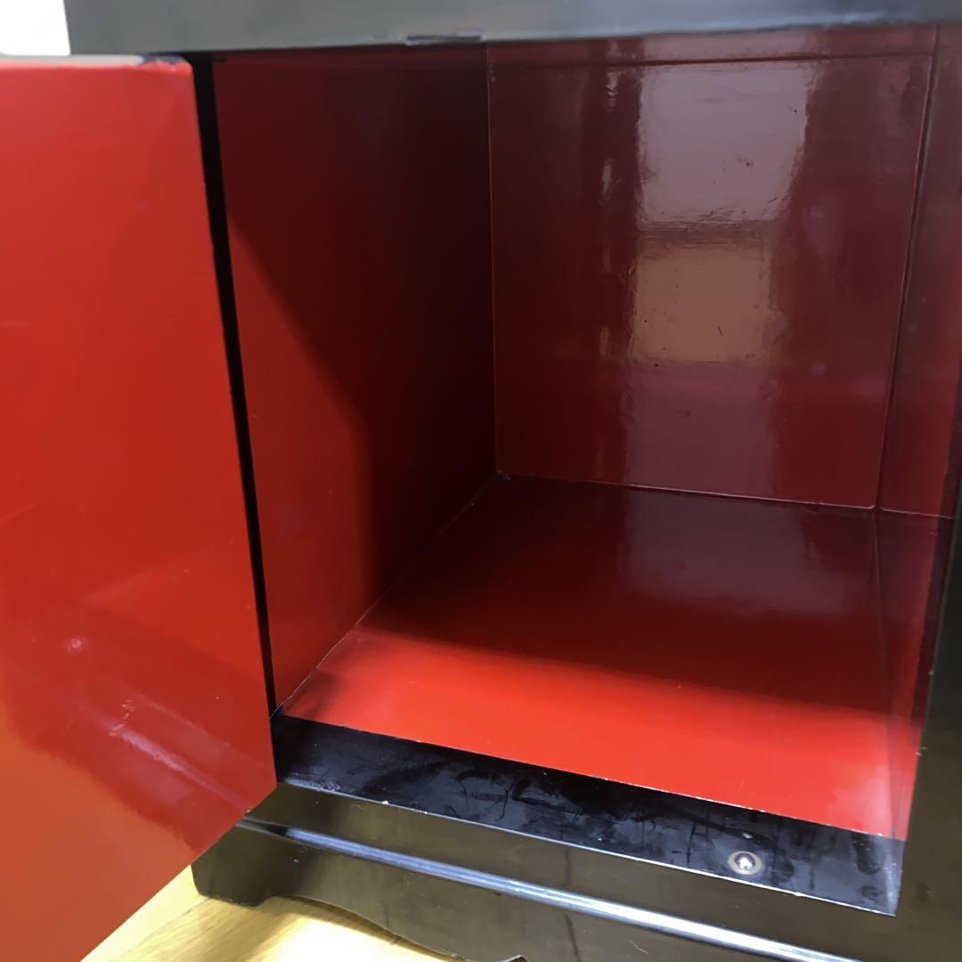 螺鈿細工　収納棚　らでん