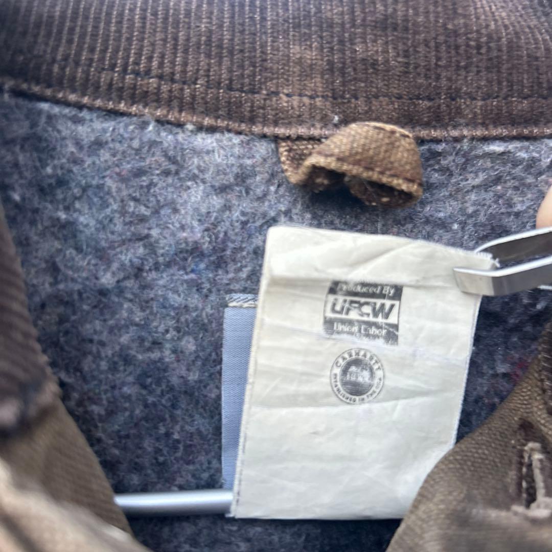 USA製　Carharttカーハートミシガンチョアコート M カバーオールCHT