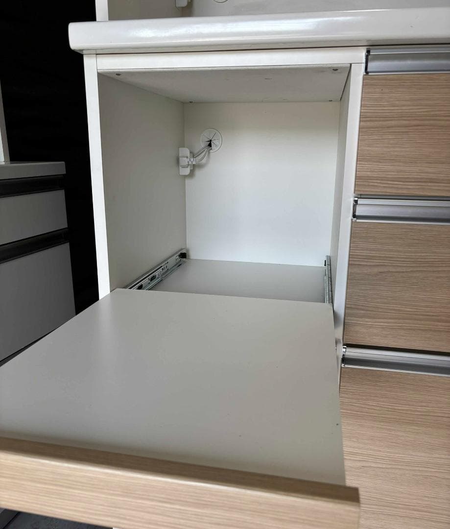 K MATSUDA 松田家具キッチンボード、食器棚、幅117cm Used