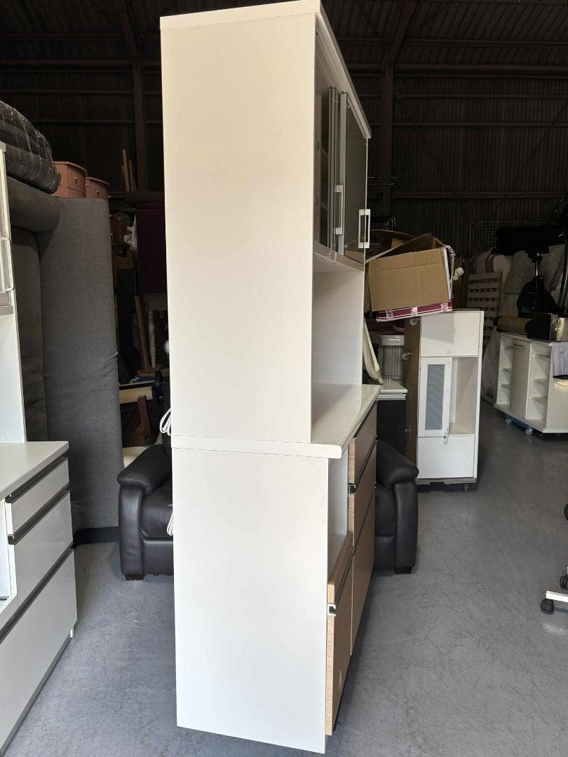 K MATSUDA 松田家具キッチンボード、食器棚、幅117cm Used