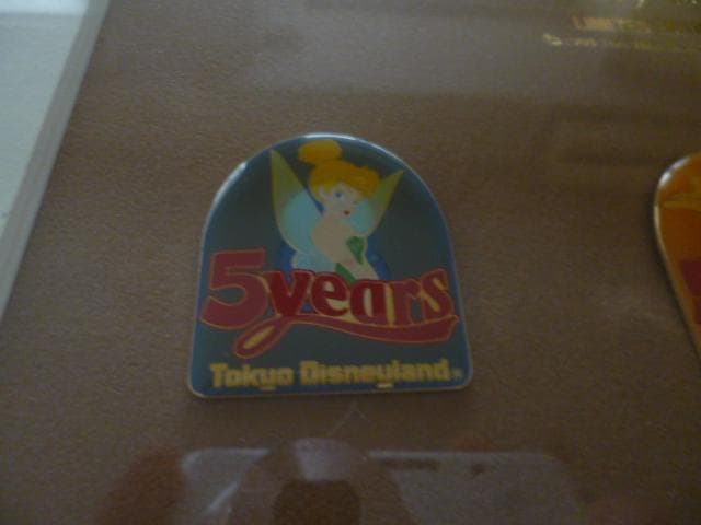 東京ディズニーランド ５周年記念ピンバッジセット