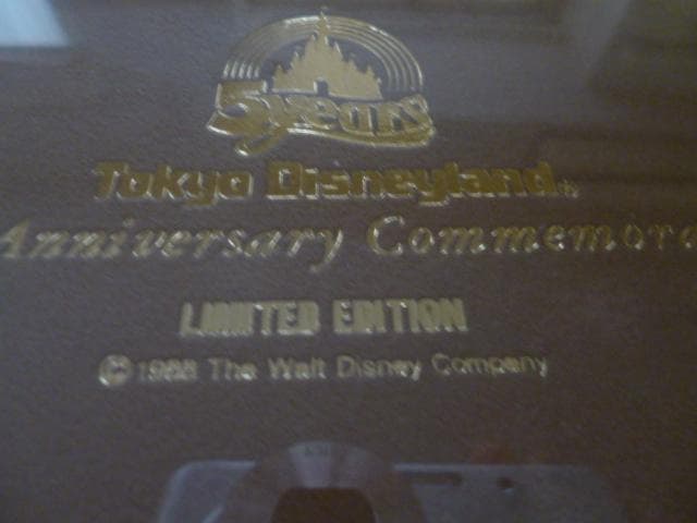 東京ディズニーランド ５周年記念ピンバッジセット