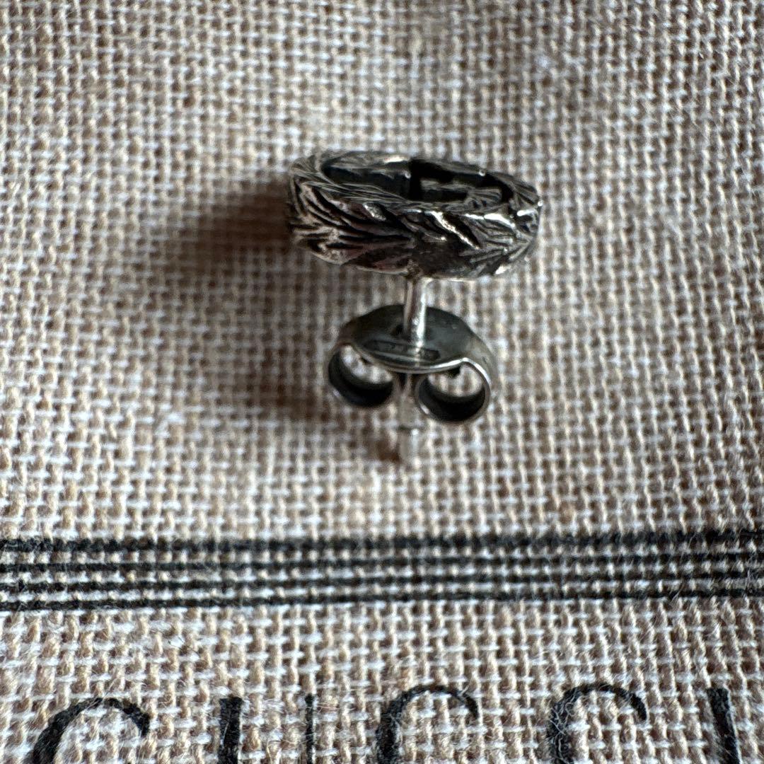 GUCCI シルバー片耳用ピアス