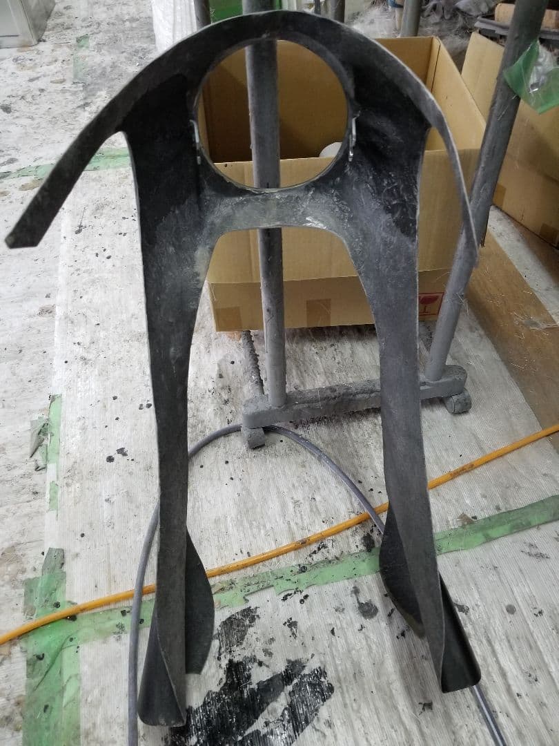 ミニ用　ロケットカウル　ステージ、　FRPロングスクリーン