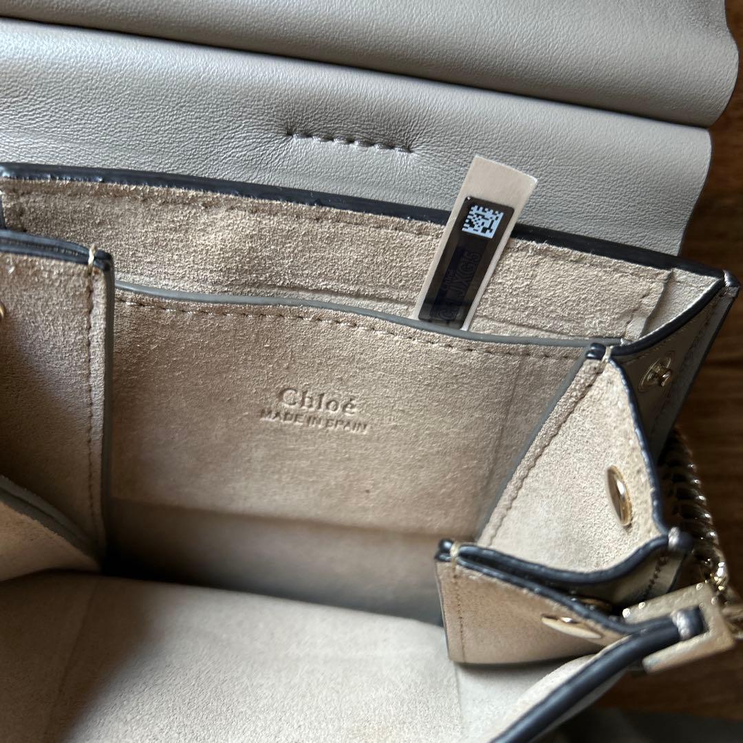 Chloé クロエ　faye フェイ　ショルダーバッグ　グレー