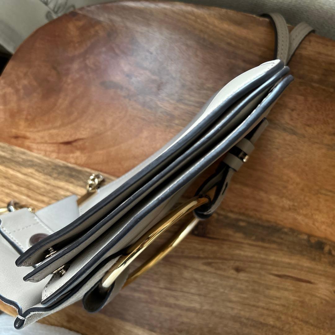 Chloé クロエ　faye フェイ　ショルダーバッグ　グレー