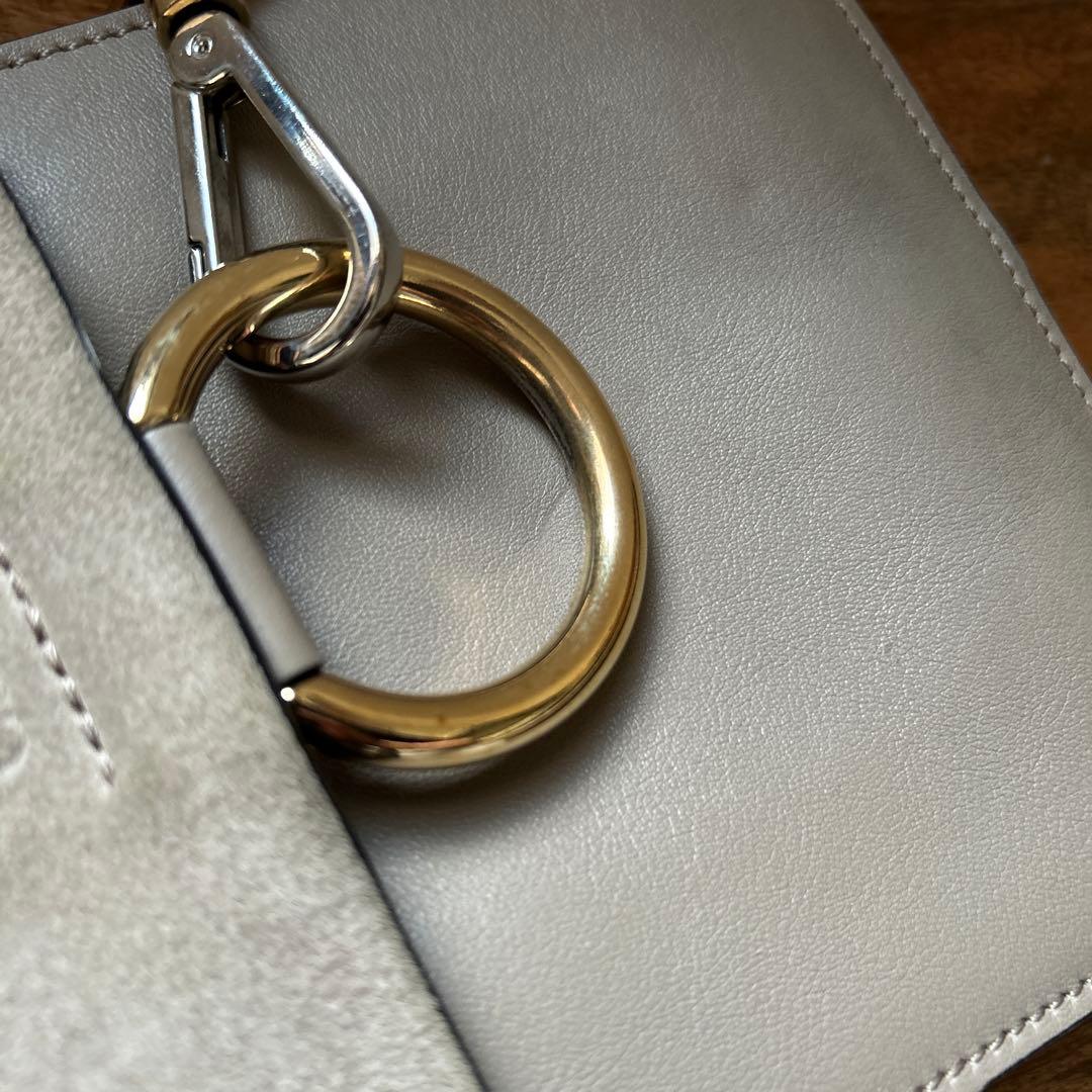 Chloé クロエ　faye フェイ　ショルダーバッグ　グレー