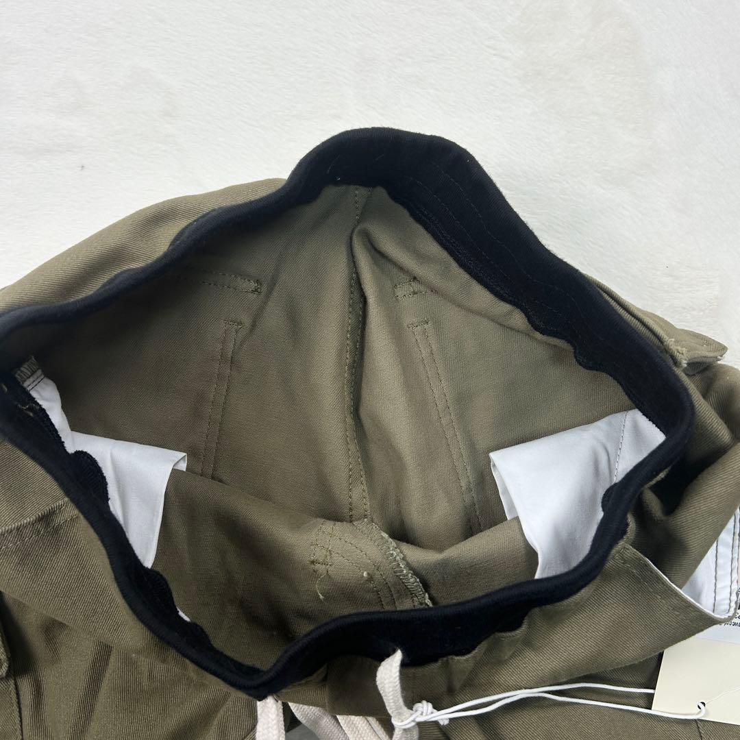 b1494✨新品タグ付✨【mnml】カーゴパンツ　ジョガーパンツ　Olive　M