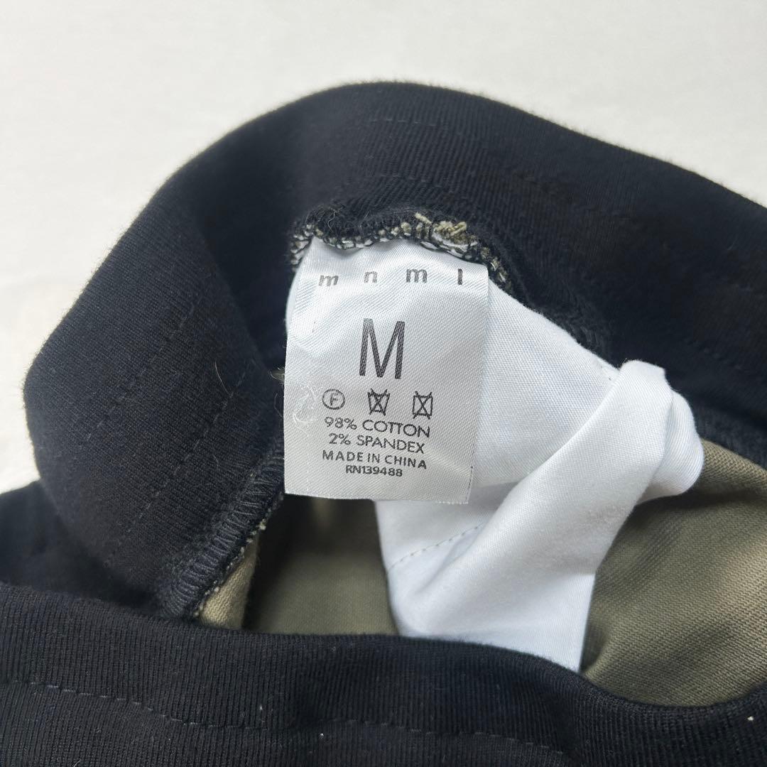 b1494✨新品タグ付✨【mnml】カーゴパンツ　ジョガーパンツ　Olive　M