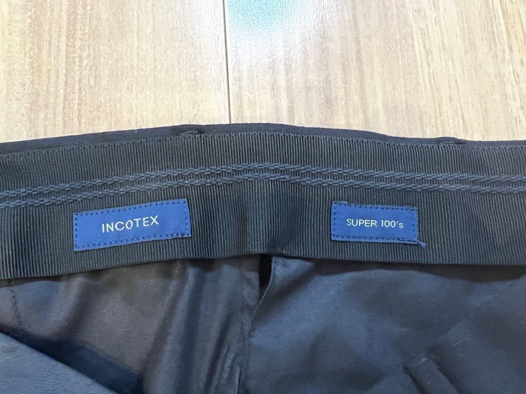 新品タグ付 INCOTEX 48 1T0N24 ブラック インコテックス