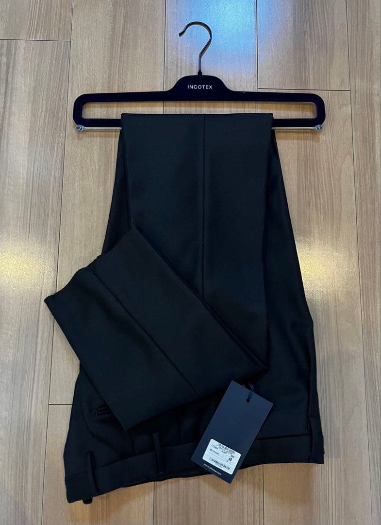 新品タグ付 INCOTEX 48 1T0N24 ブラック インコテックス