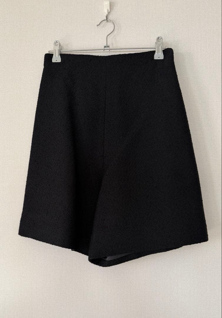 シーニュ cygne ツイード ショートパンツ 黒　joelleサイズ1