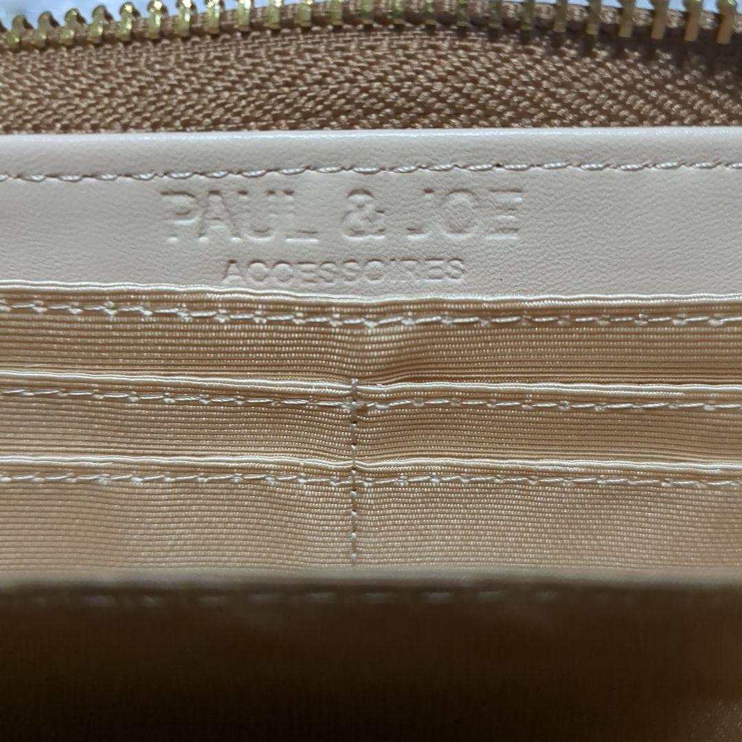 猫柄 ラウンドファスナー長財布 新品未使用 合皮 ポールアンドジョー