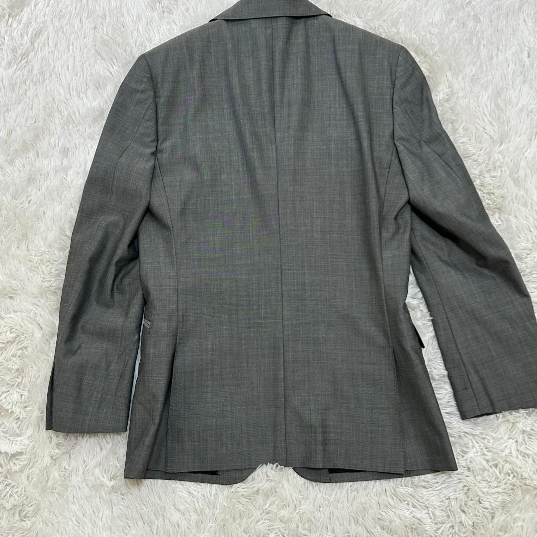 品　ラブレス　セットアップ　シルク　モヘヤ　ウール　グレー　三陽商会　M　背抜き