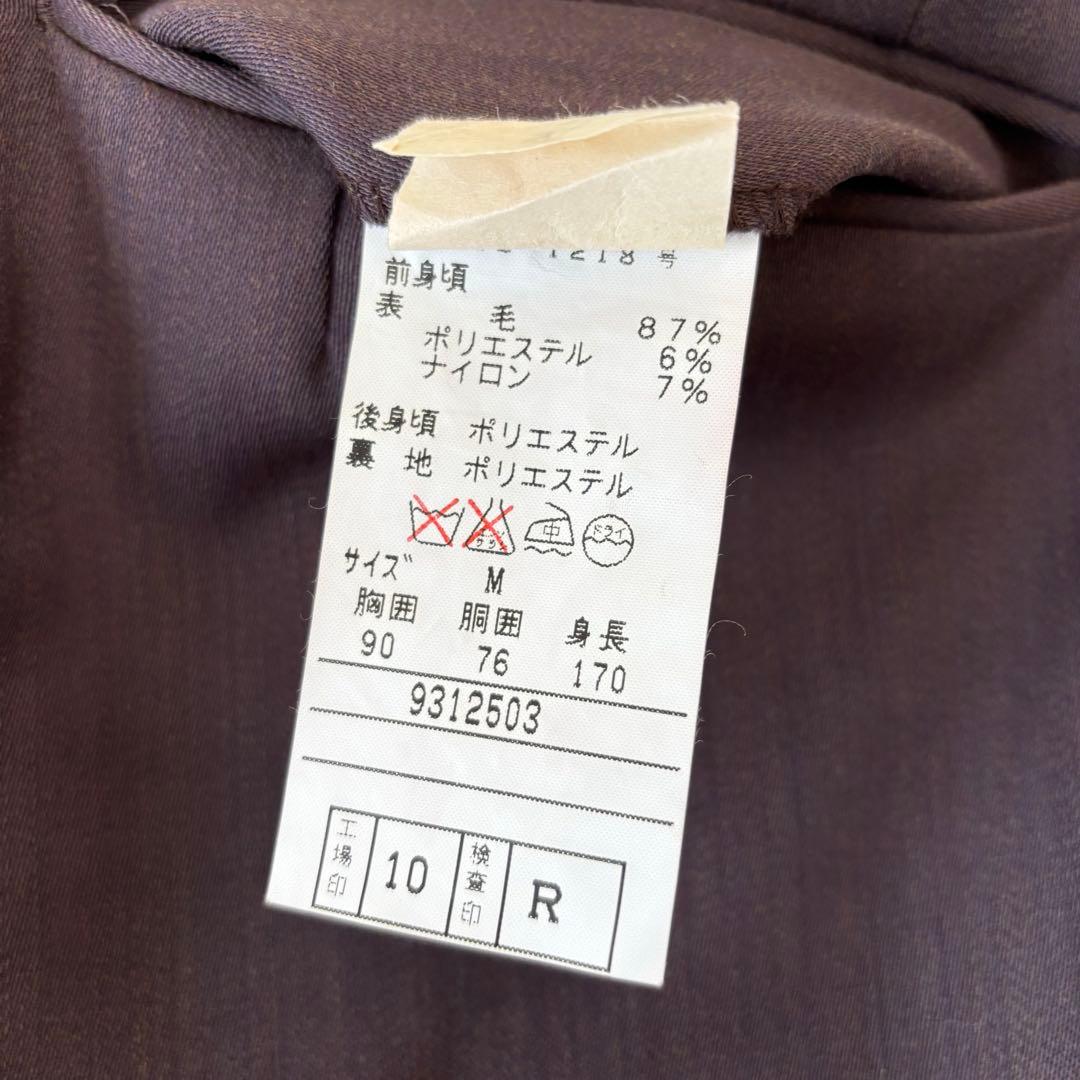 JABLOT ✨80.90.vintageダブル 昭和レトロ スーツ こげ茶