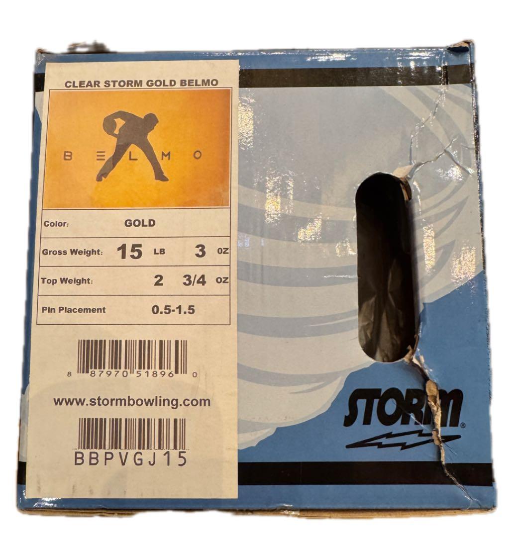 STORM BELMO ゴールド ボウリングボール