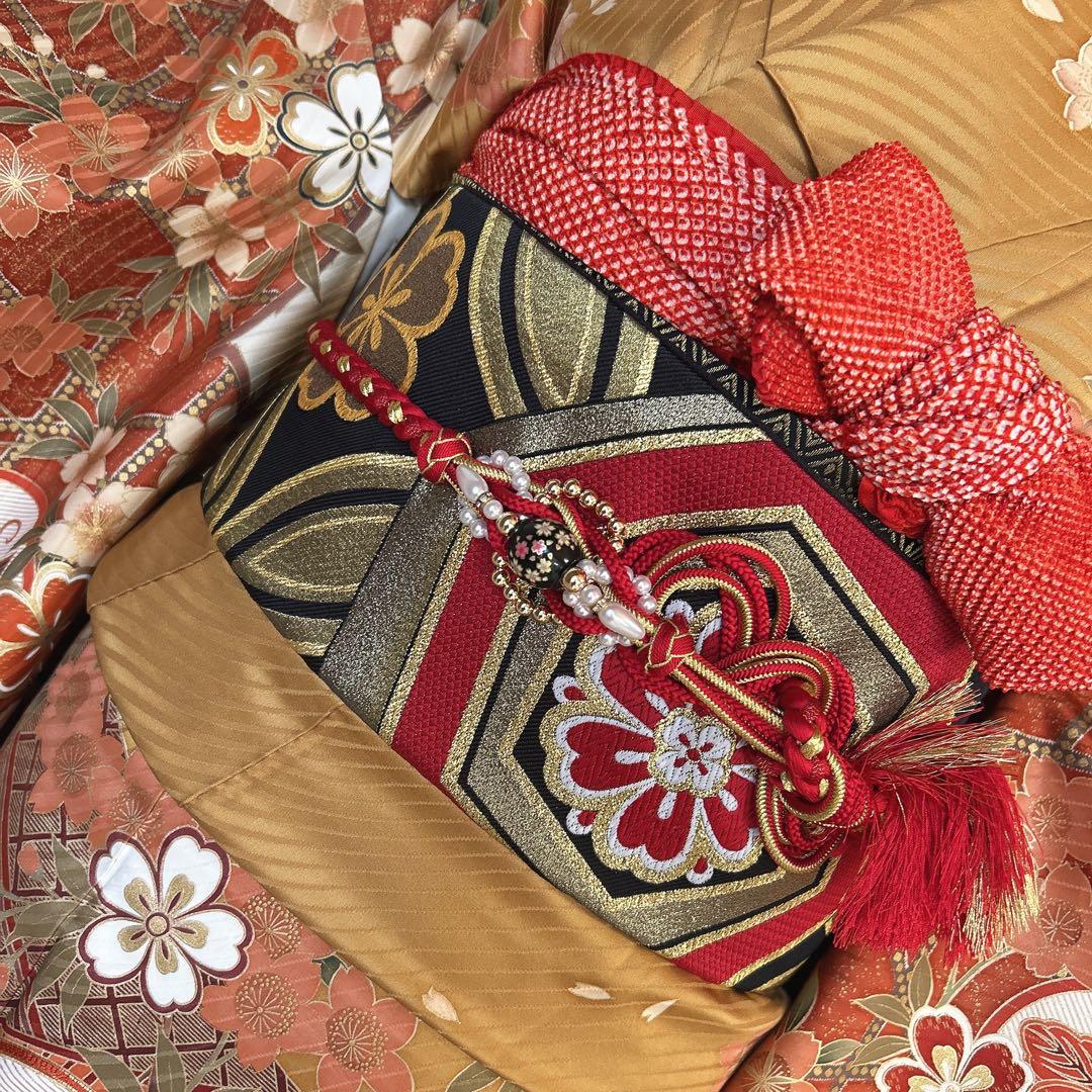 振袖　フルセット　正絹　古典柄　華やか　成人式　２０歳　ふりそで　m5