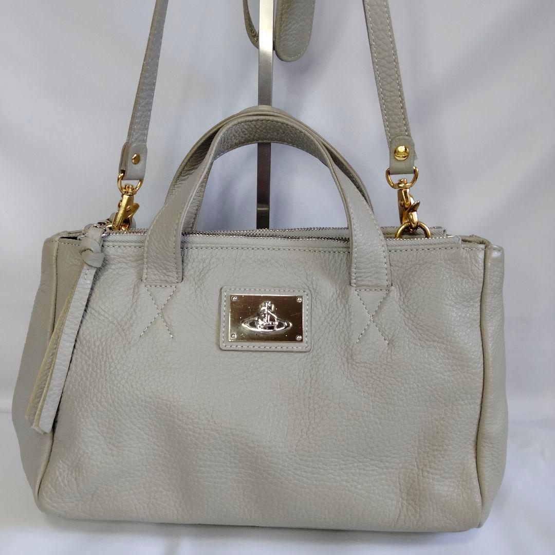 ヴィヴィアンウエストウッド ショルダーバッグ ハンドバッグ グレー オーブ