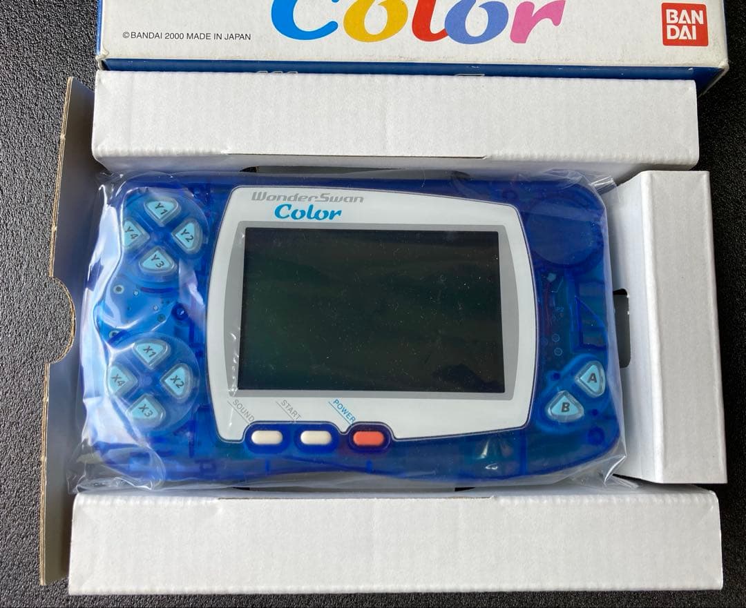 【希少】新品未使用 ワンダースワンカラー　クリスタルブルー