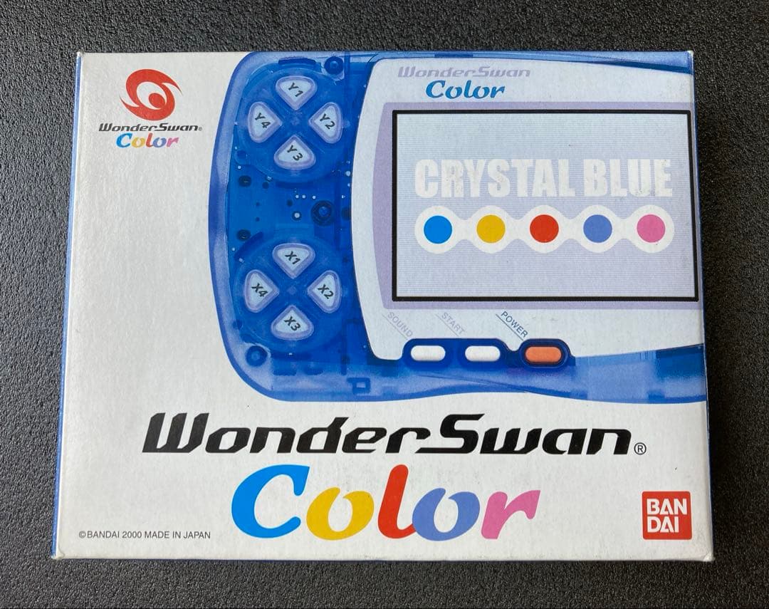 【希少】新品未使用 ワンダースワンカラー　クリスタルブルー