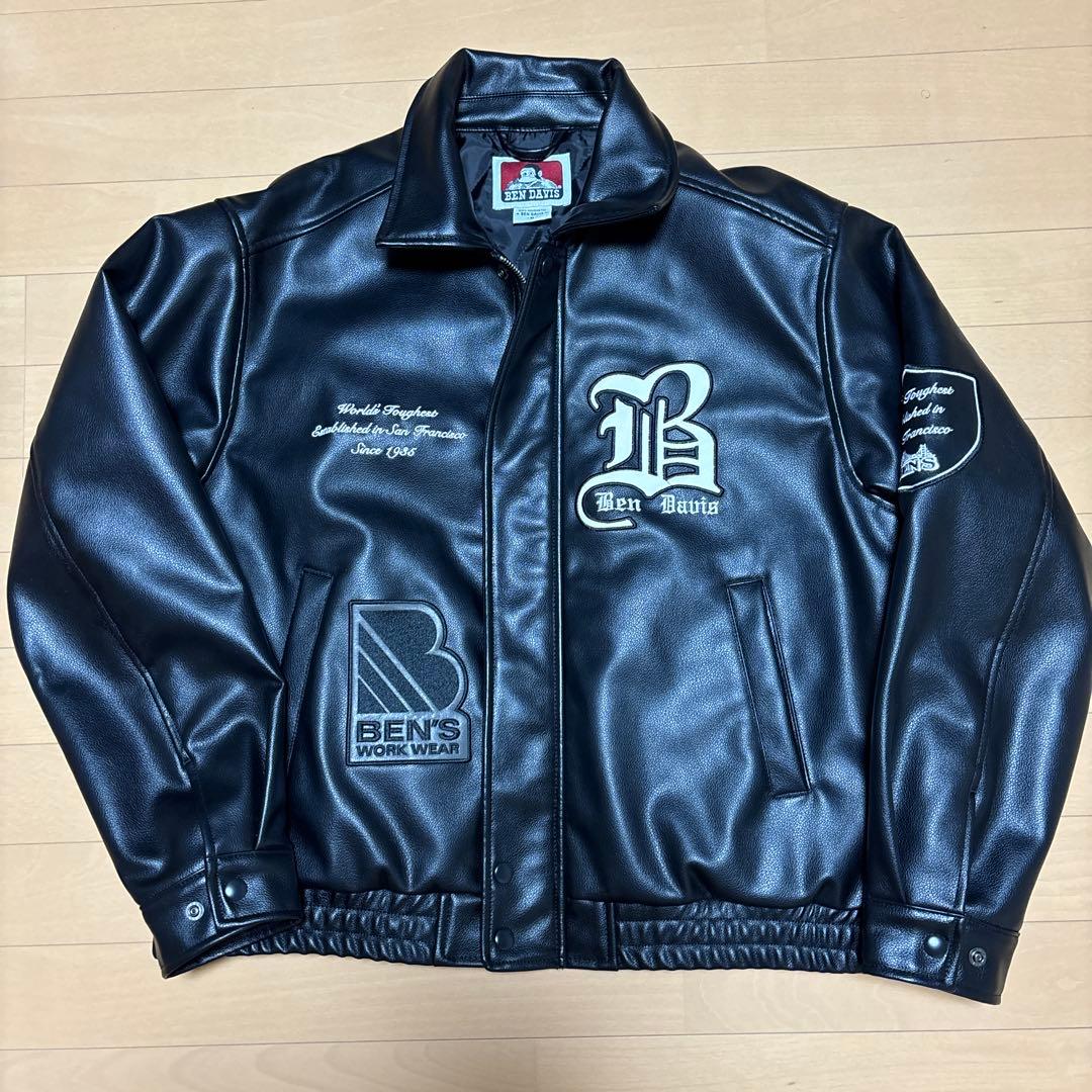 BEN DAVIS レザー スタジャン　M